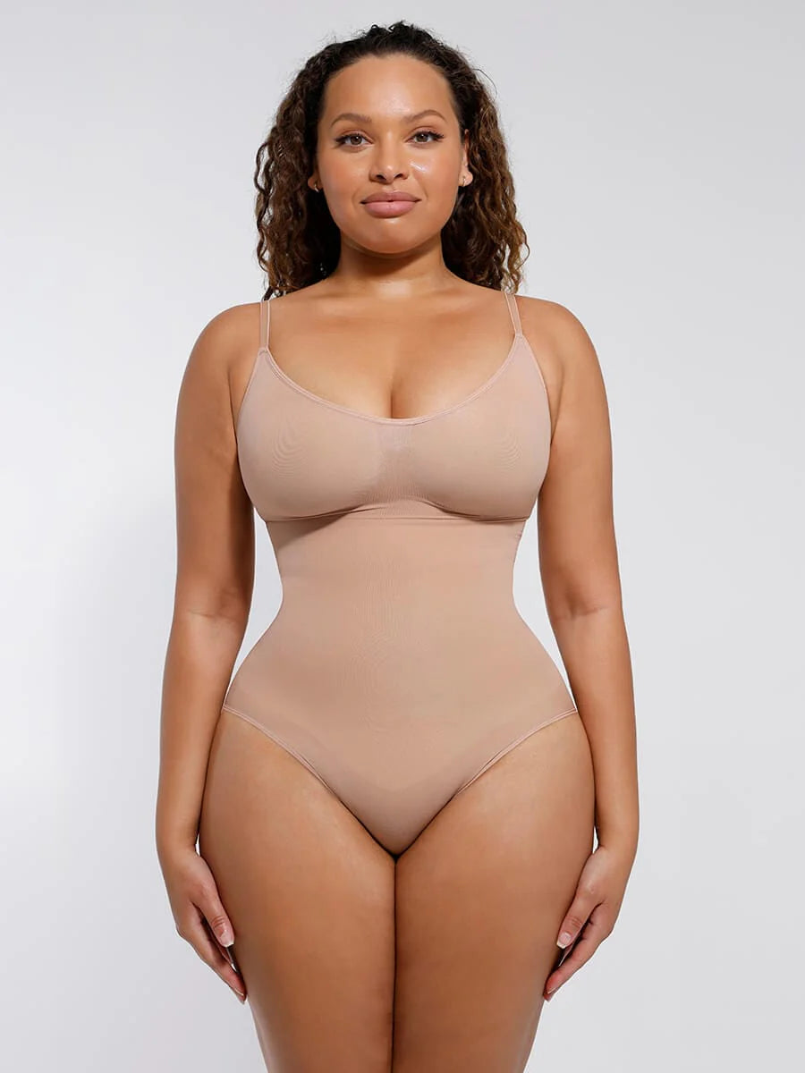 BARELY THERE PANTY BODYSUIT - NUDE