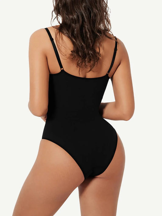 BARELY THERE PANTY BODYSUIT - BLACK