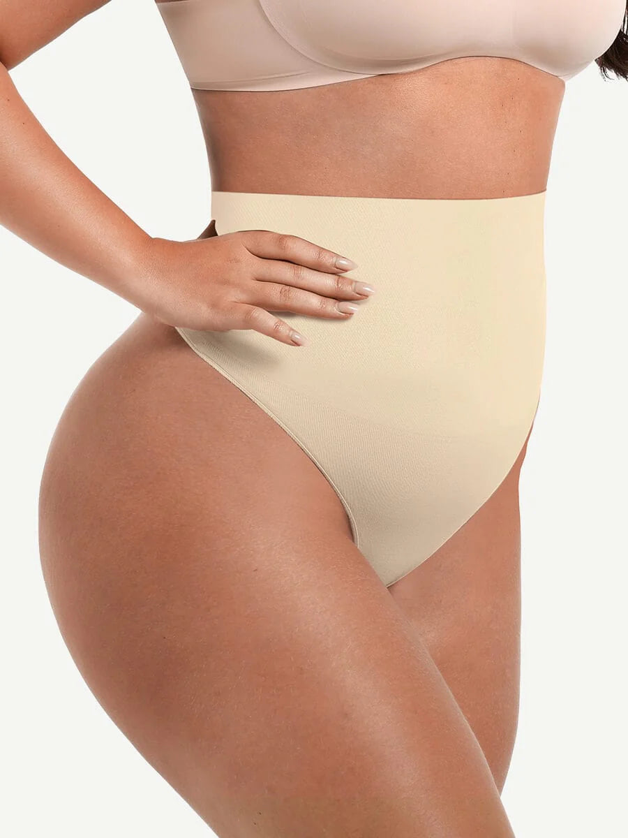 MID WAIST THONG - SAND