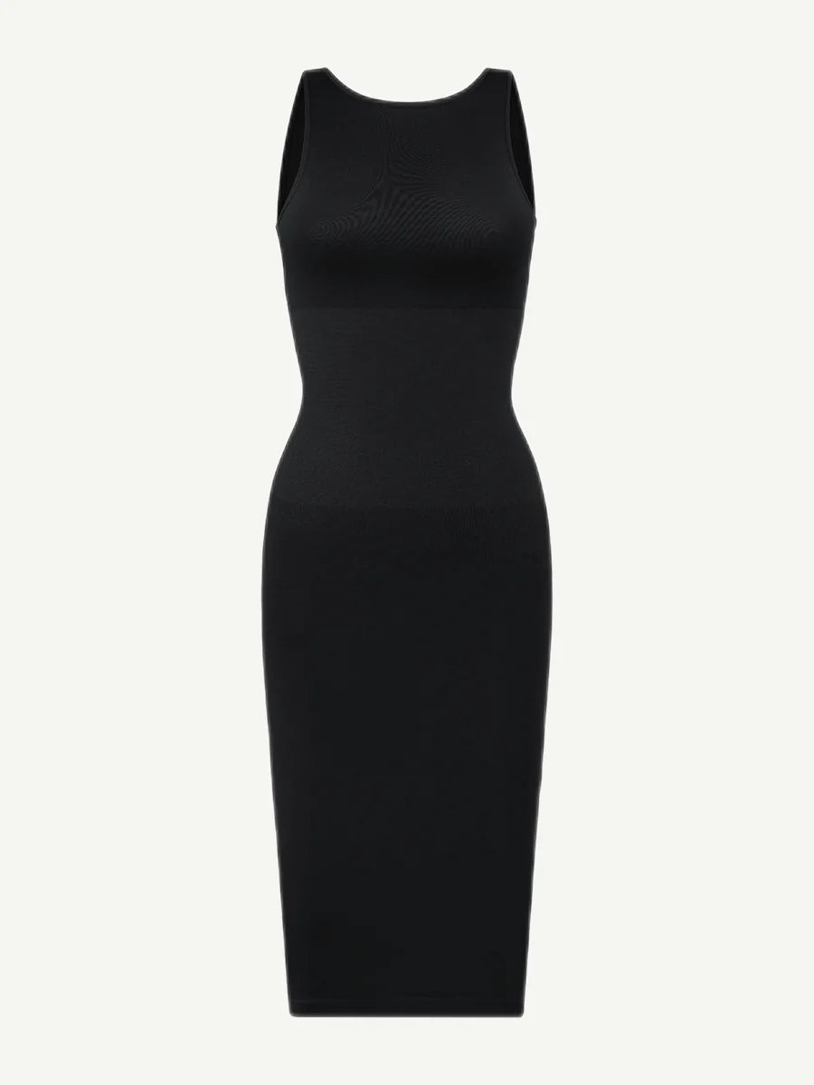 U-Back Shaper Dress - Black