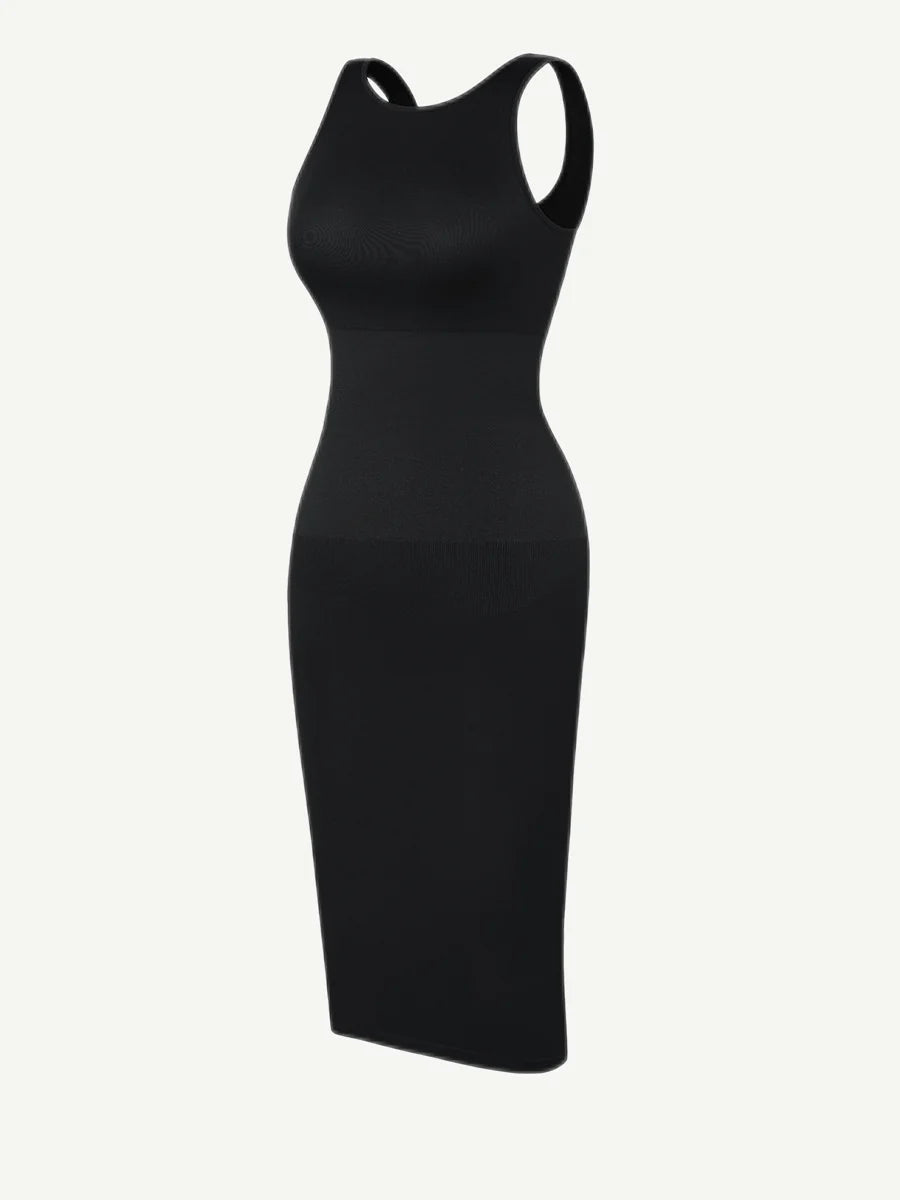 U-Back Shaper Dress - Black