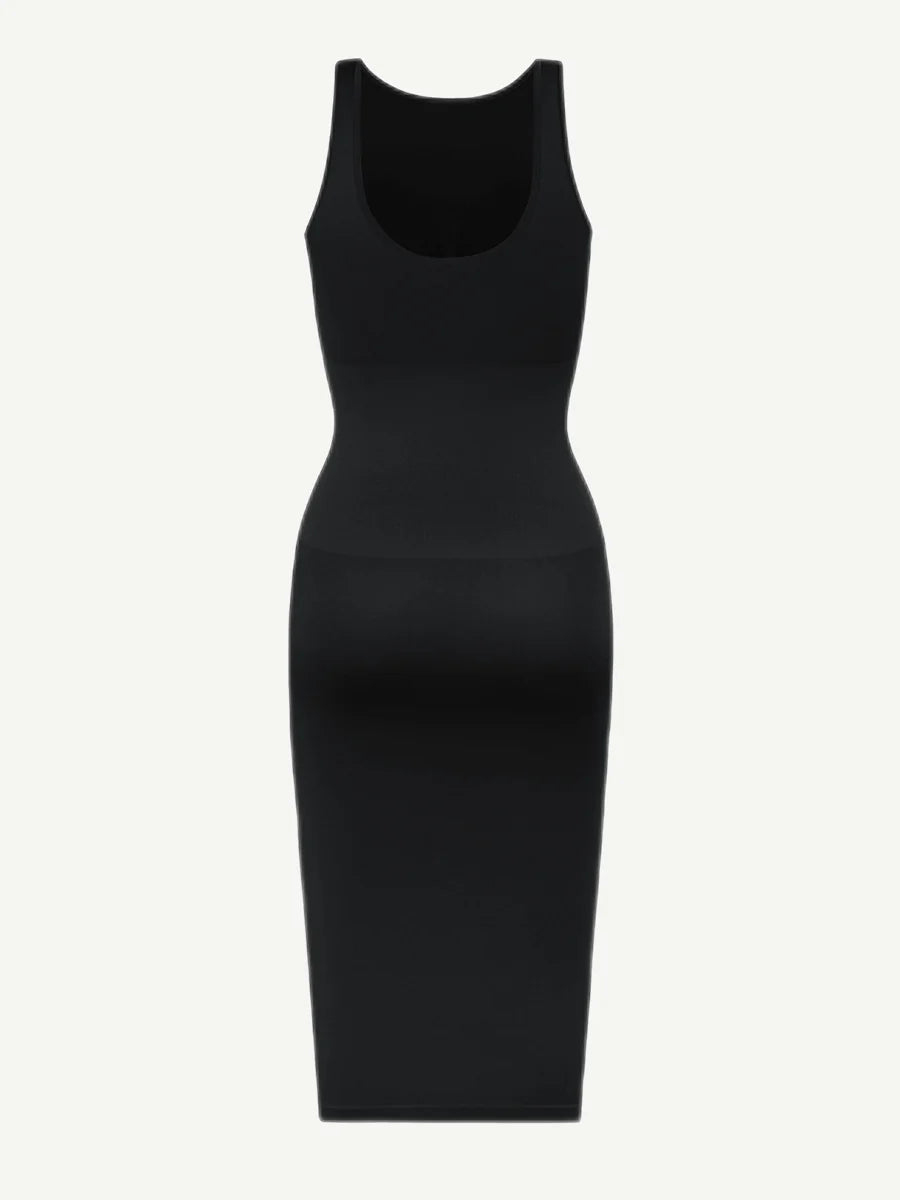 U-Back Shaper Dress - Black